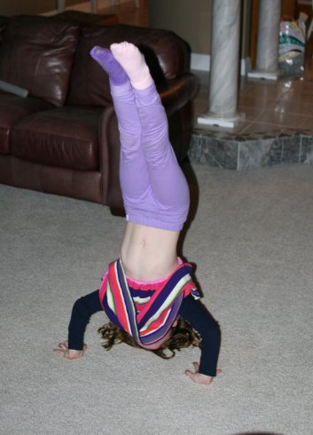 Amber's Handstand